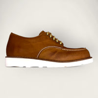 Honey leather boots with Vibram®️ sole