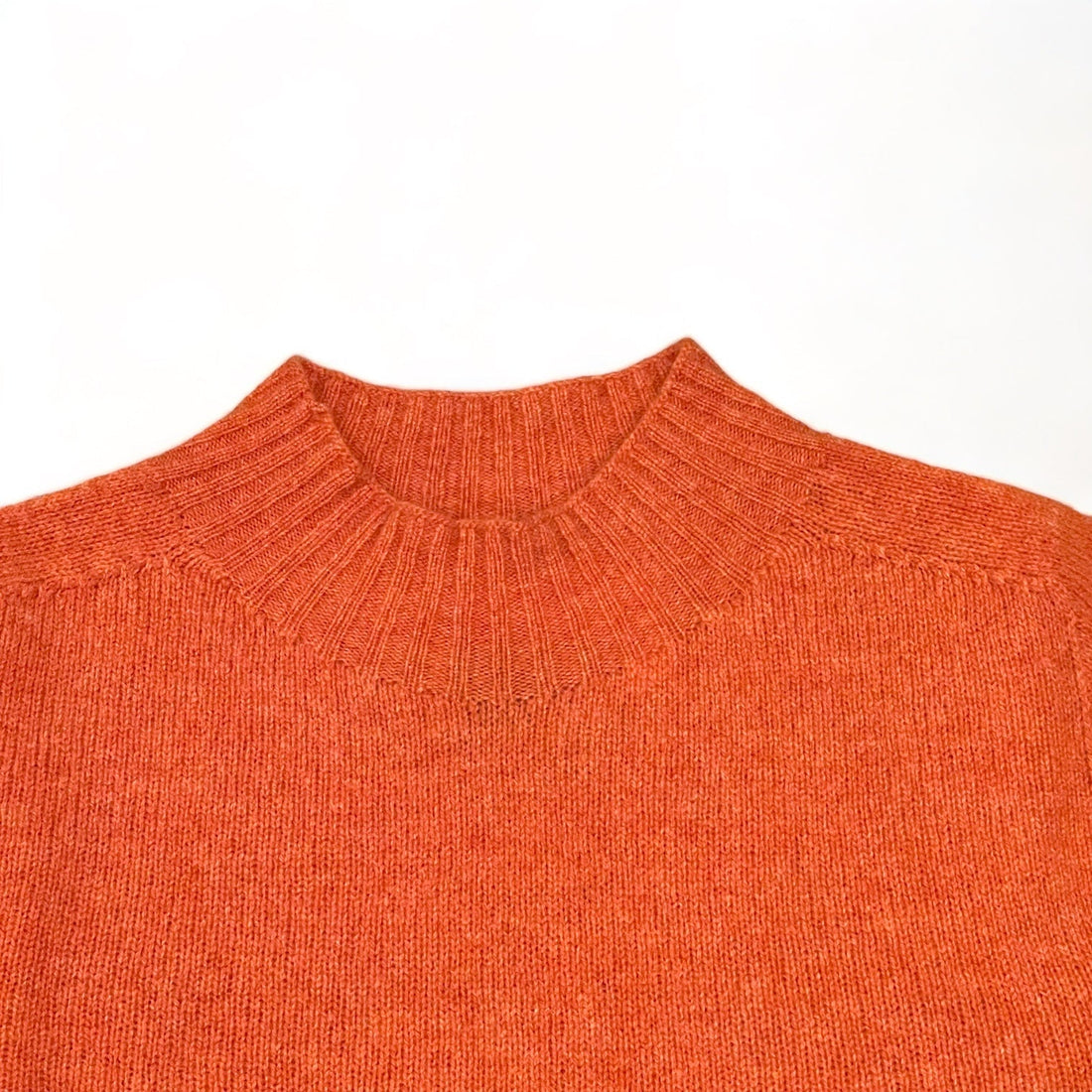 Orange Shetland Sweater