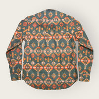 American-Indian Green Flannel Shirt
