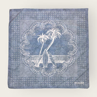 Palms light blue bandana