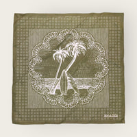 Palms olive bandana