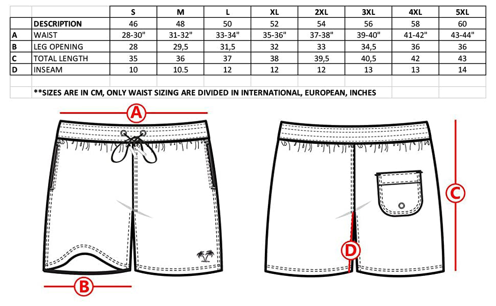 Eagle, Condor or Rooster moto symbols swim short