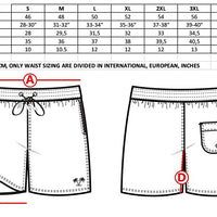 Eagle, Condor or Rooster moto symbols swim short
