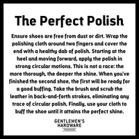 Travel Shoe Shine Tin