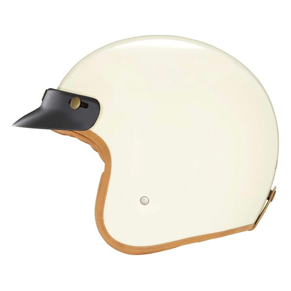 The Classic open face Helmet - Glossy Cream