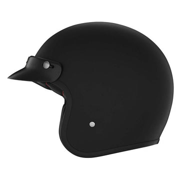 The Classic open face Helmet - Full Black