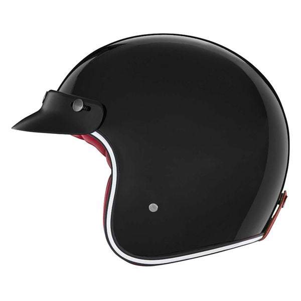 The Classic open face Helmet - Glossy Black