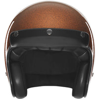 The Classic open face Helmet -  Bronze metal flake