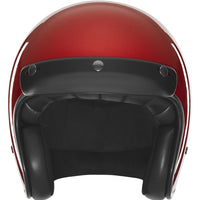 The Classic open face Helmet -  Red metal flake