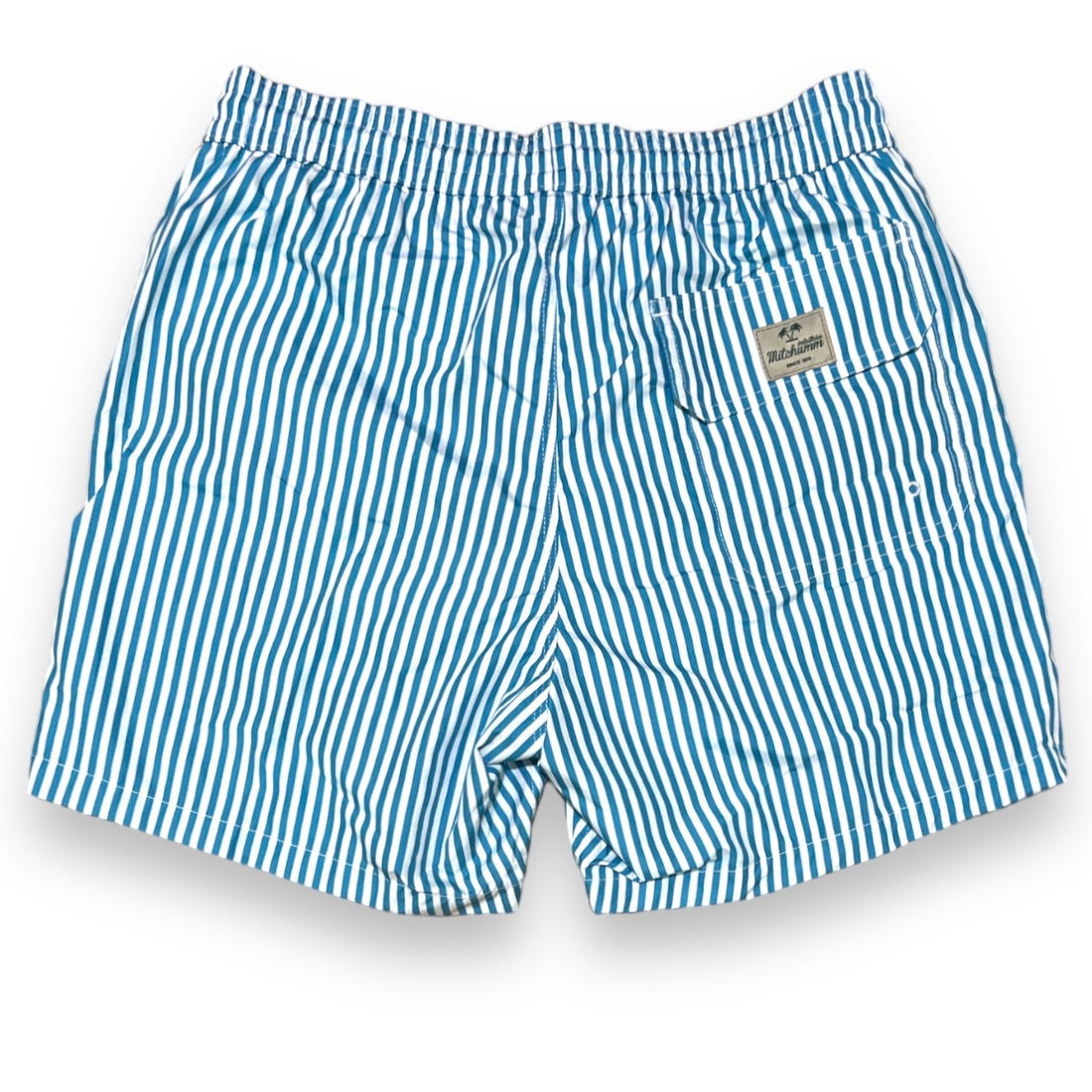 White and tail shirt stripes Swim short