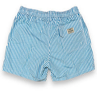 White and tail shirt stripes Swim short