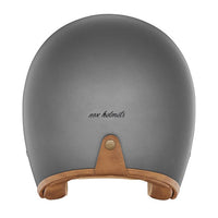 The Classic open face Helmet - Titanium Matte with light brown lining