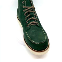 Suede Bottle green boots