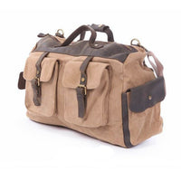 Canvas & Leather Travel Bag