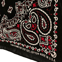 Bandana - faded Black & red