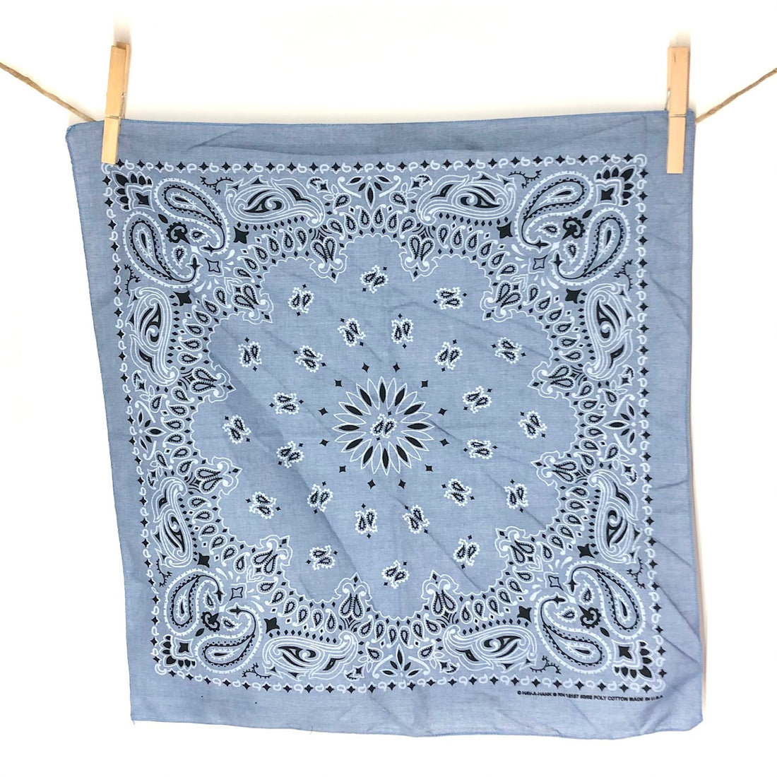 Bandana - faded Light Blue