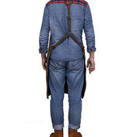 Waxed Canvas & leather apron