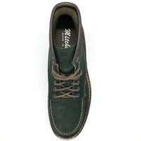 Suede Bottle green boots