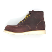 Bordeaux leather boots