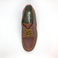 Burned low leather boots