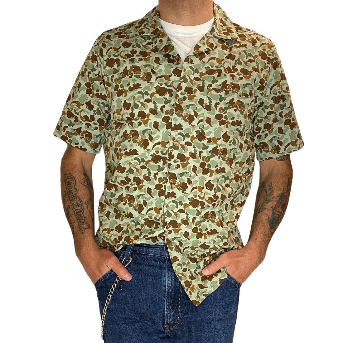 Camo - Bowling shirt