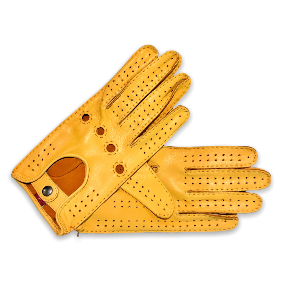 Deer leather driver gloves