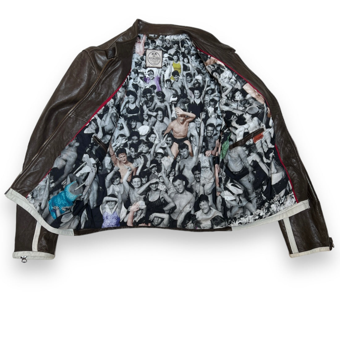 T-racer Dark Brown Leather Jacket