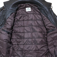 Aviator black Leather Jacket
