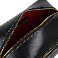 Luxury full grain toiletries bag