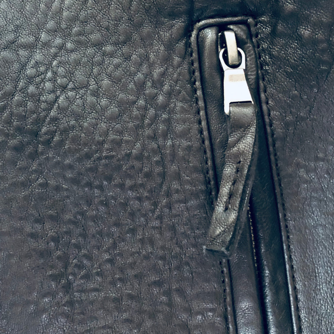 Aviator black Leather Jacket