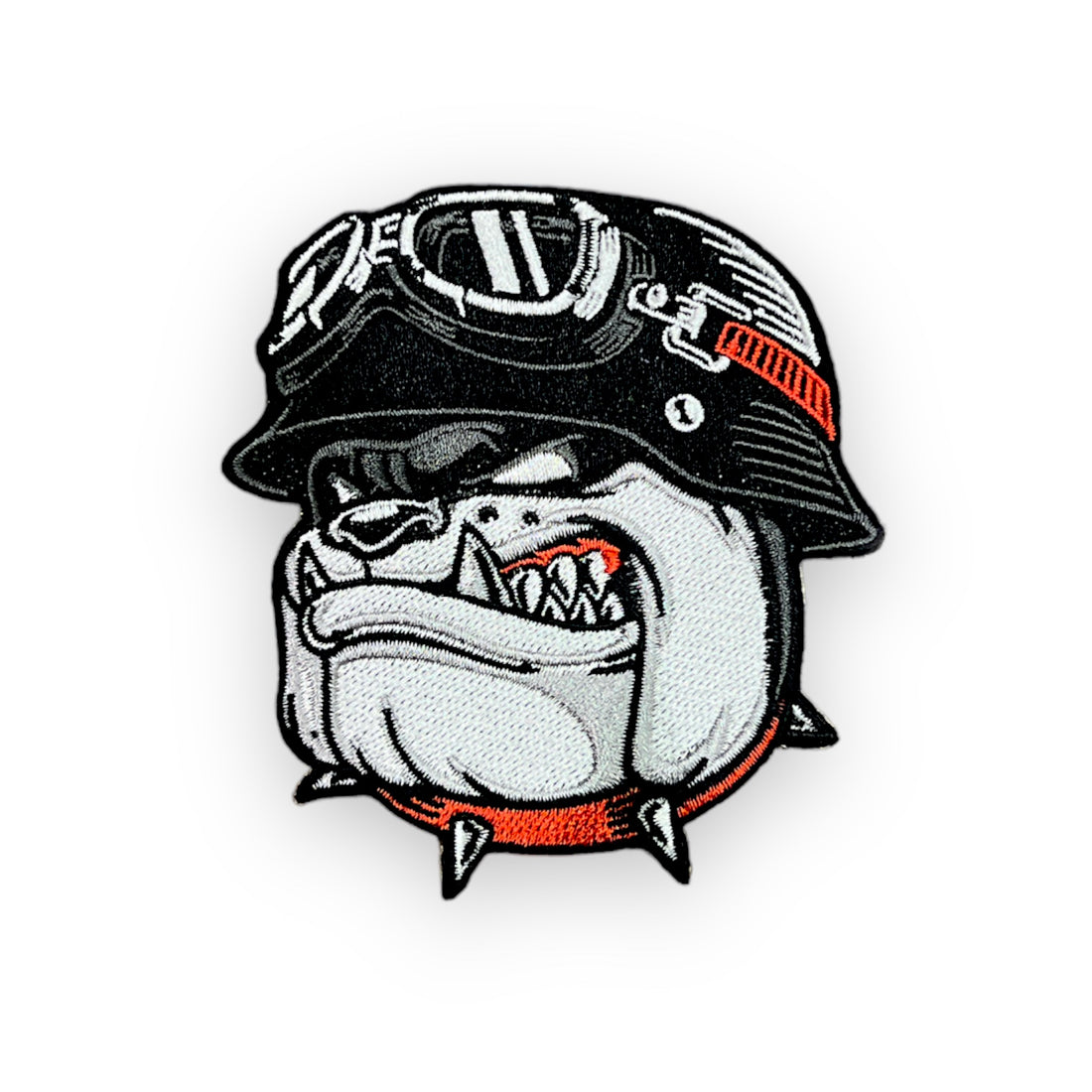 Bulldog punk rider patch