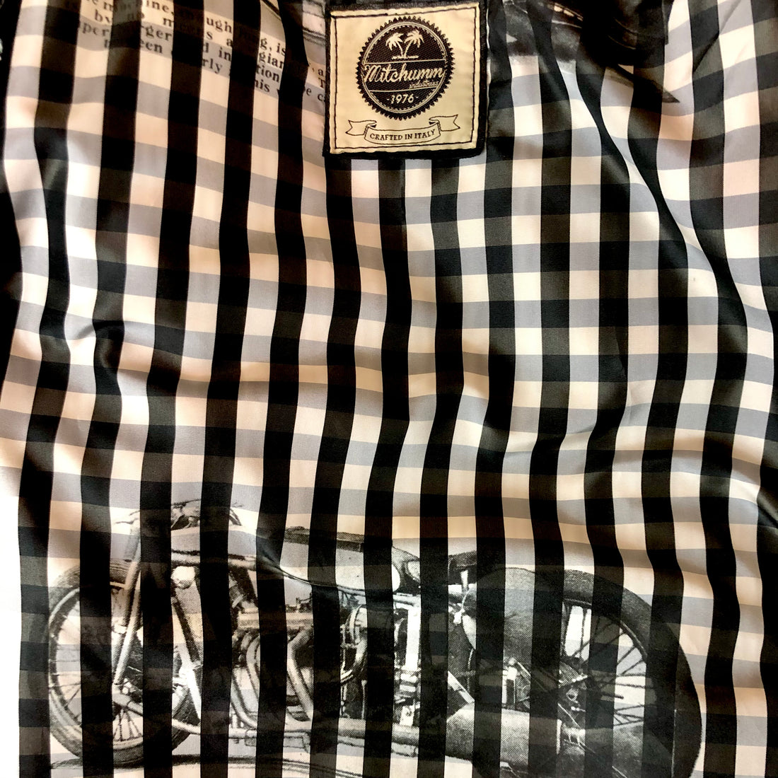 1/4 Mile Racer Black Leather Jacket
