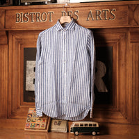 Riviera Blue stripes Linen Shirt