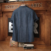 Japan worker light denim Shirt
