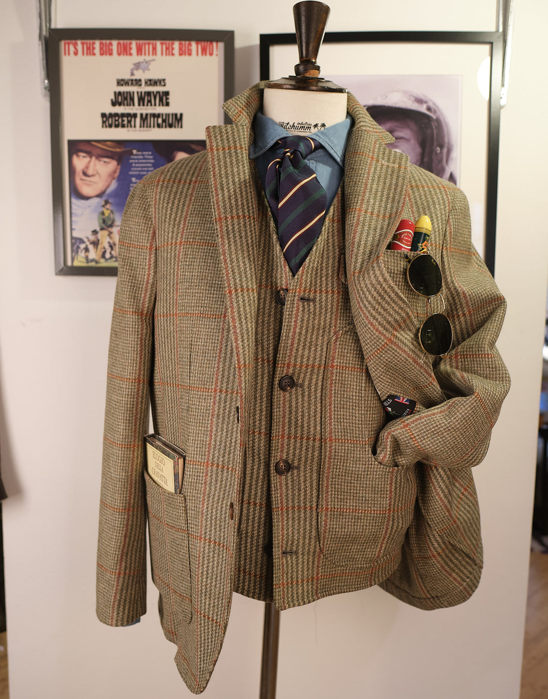 Tweed Shetland wool Blazer