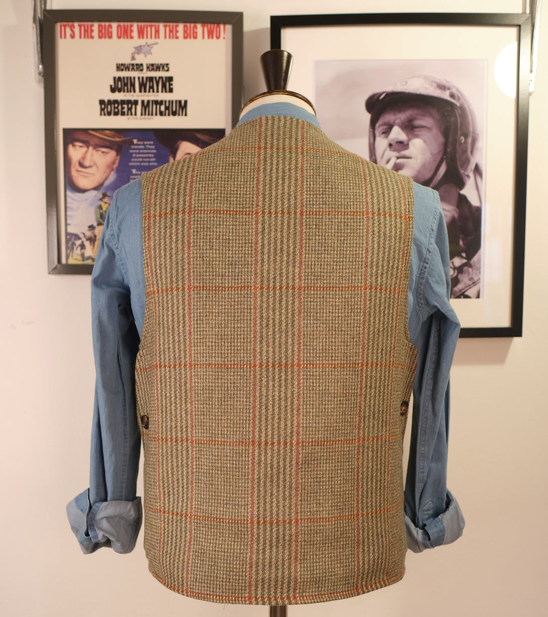 Maremmano Tweed vest - Prince of Whales Overcheck
