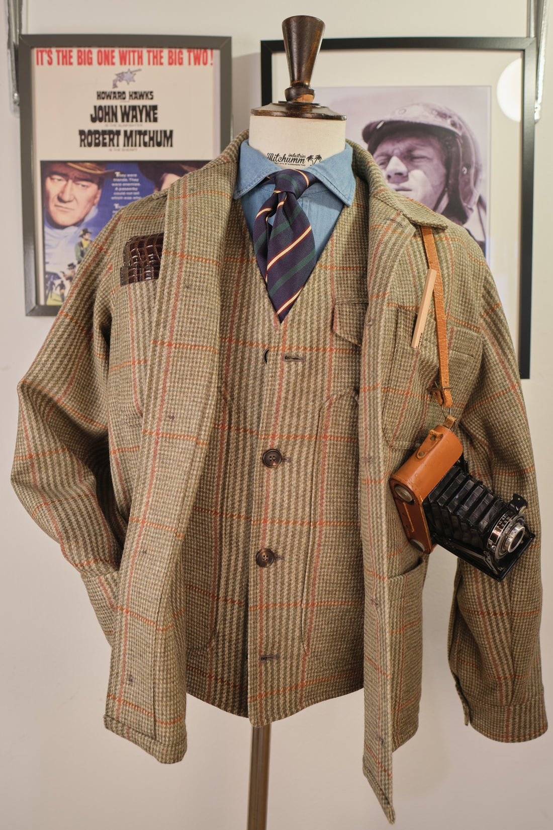 Tweed Shetland wool Overshirt