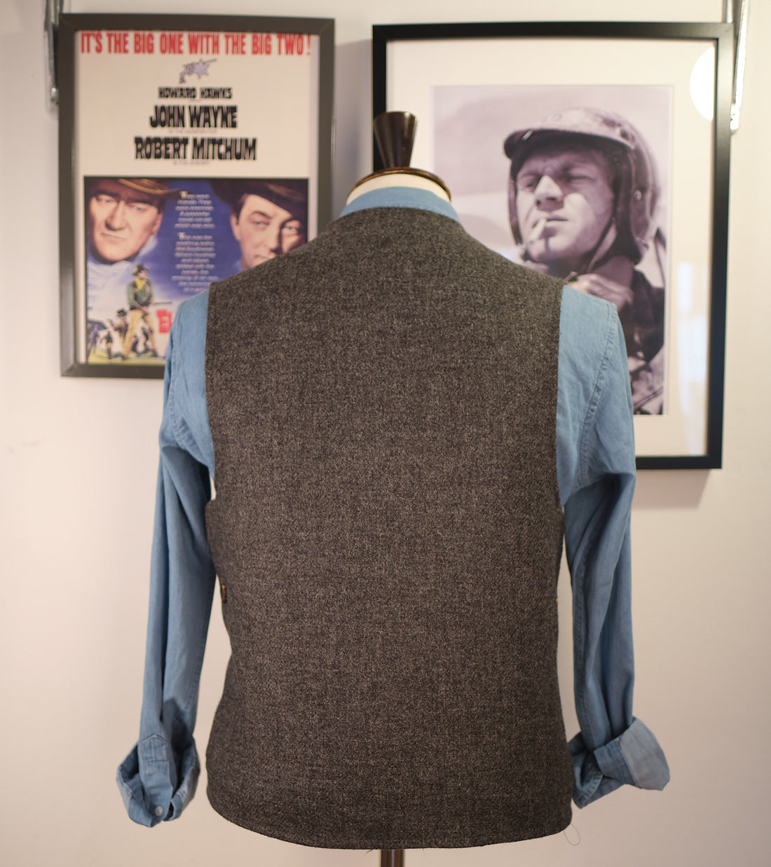Maremmano Wool Vest - Tuscany Fog