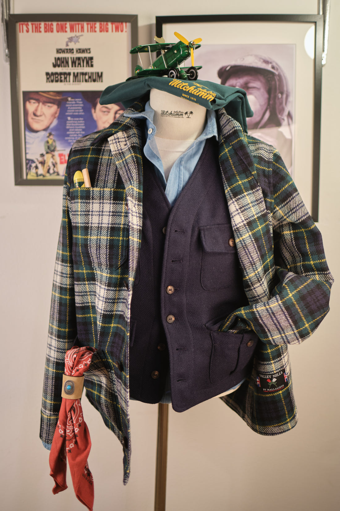 Lumberjack Tartan Shetland wool Overshirt
