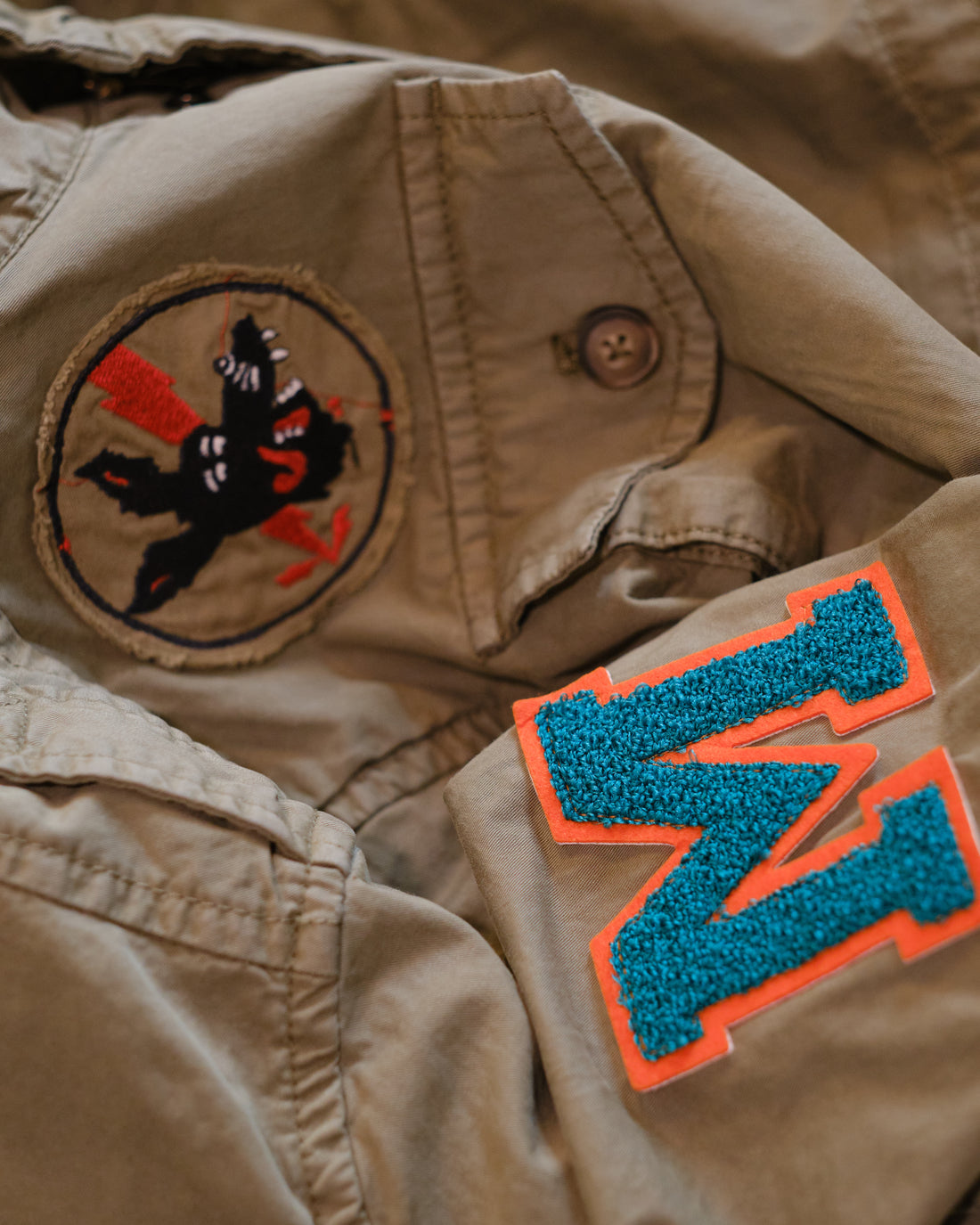 Mitchumm Patch Field Jacket - Army green
