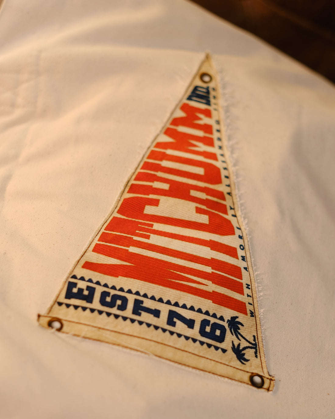 Mitchumm Natural Pennant Tote Bag