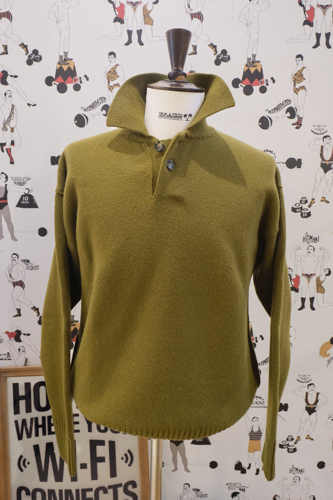 Old School Polo Military Green