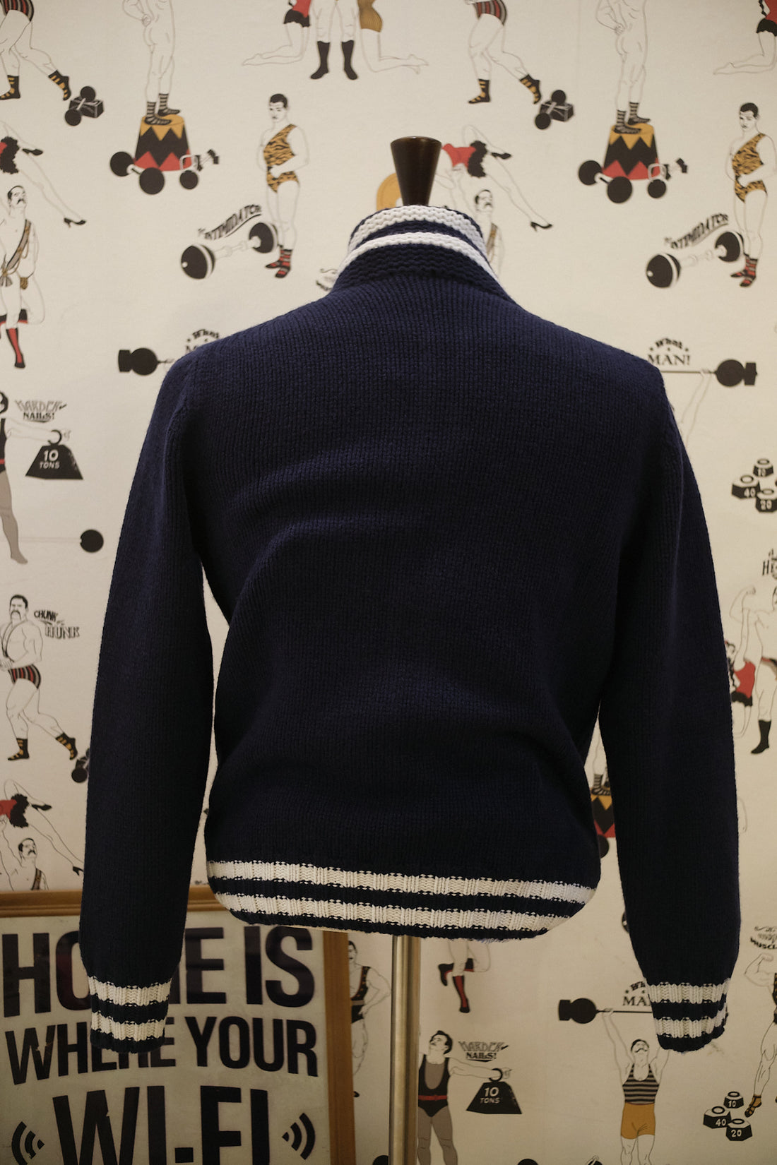 Merinos Vintage Varsity jacket Navy