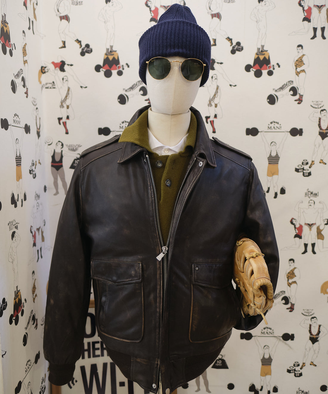 Heritage Leather Aviator Jacket