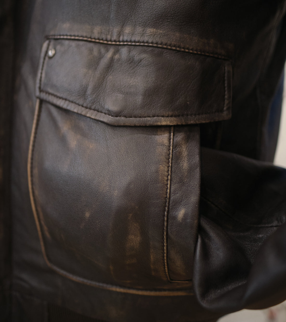 Heritage Leather Aviator Jacket