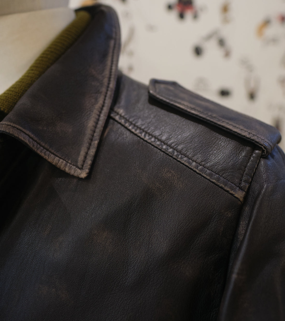 Heritage Leather Aviator Jacket