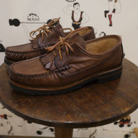 Hand Made Fringed Deck Leather Shoes
