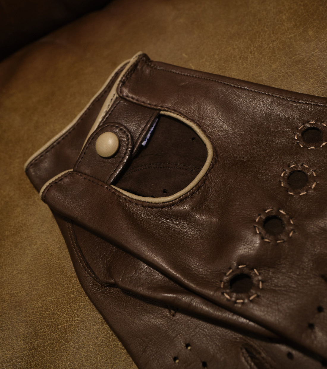 Handmade Gentleman Driver gloves - Heritage Brown