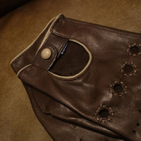 Handmade Gentleman Driver gloves - Heritage Brown