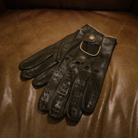 Handmade Gentleman Driver gloves - Loden Green